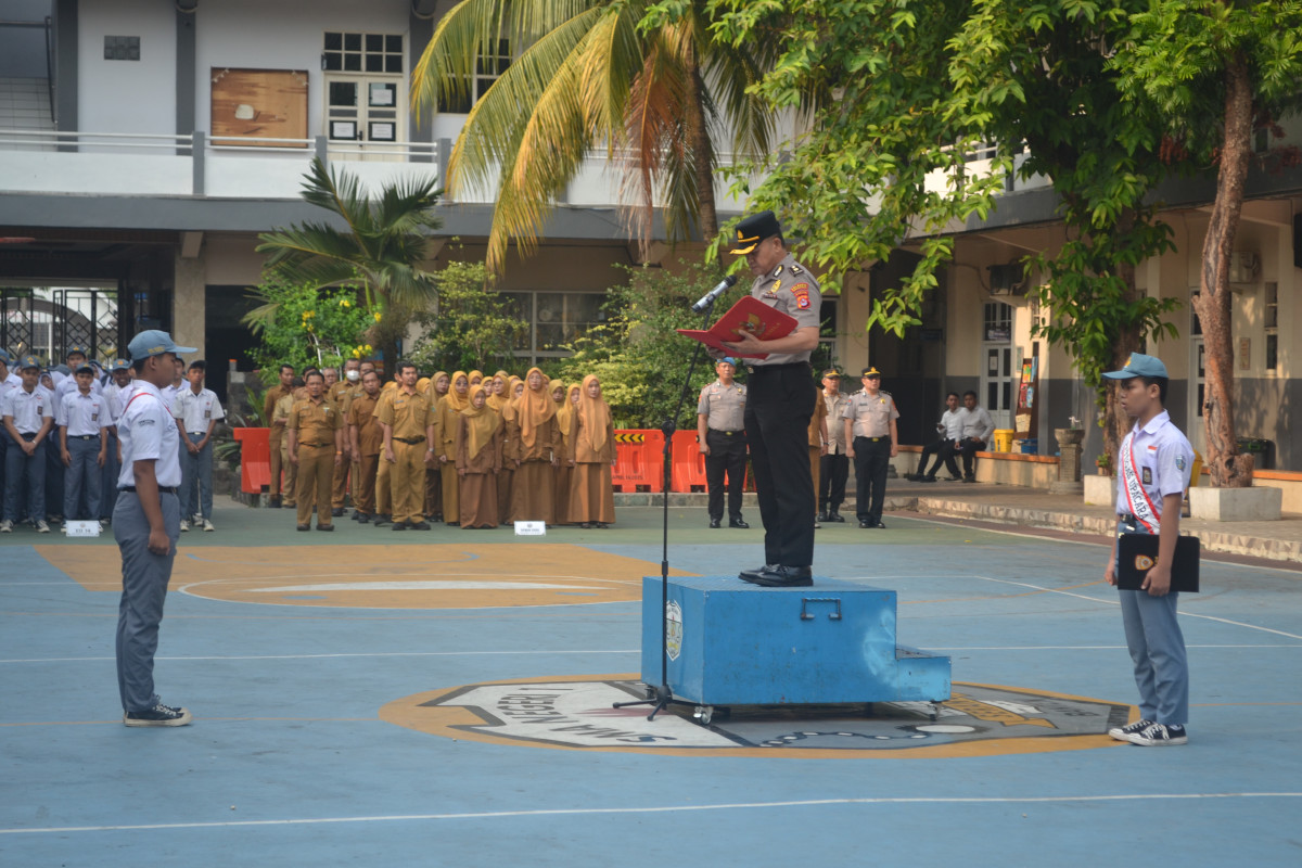 Upacara Bendera Bersama PJU POLRES SERANG KOTA