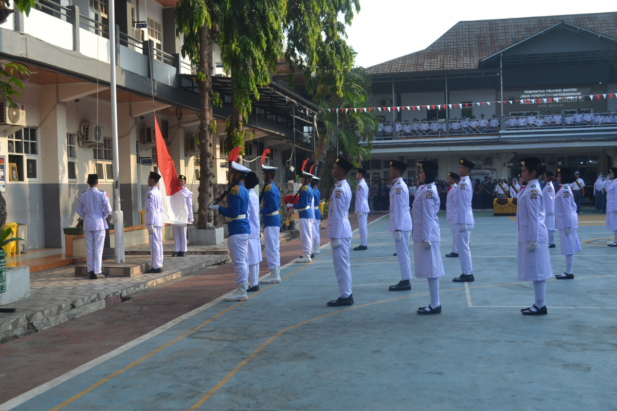 Upacara Peringatan HUT RI ke 81 Tahun 2026 di SMAN 1 KOTA SERANG